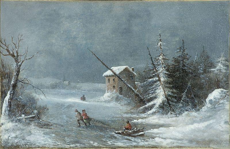 The Blizzard, Cornelius Krieghoff